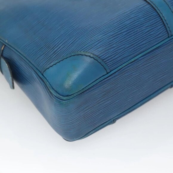 LOUIS VUITTON Epi Porte Documents Voyage Business Bag Blue - Picture 11 of 16